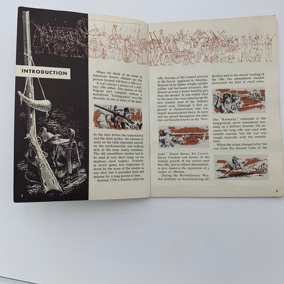 NRA National Rifle Association Basic Rifle Marksmanship Book 1960 Vintage - Picture 3 of 5